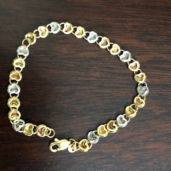 🌸18K TRICOLOR BRACELET🌸 - Picture 2 of 8